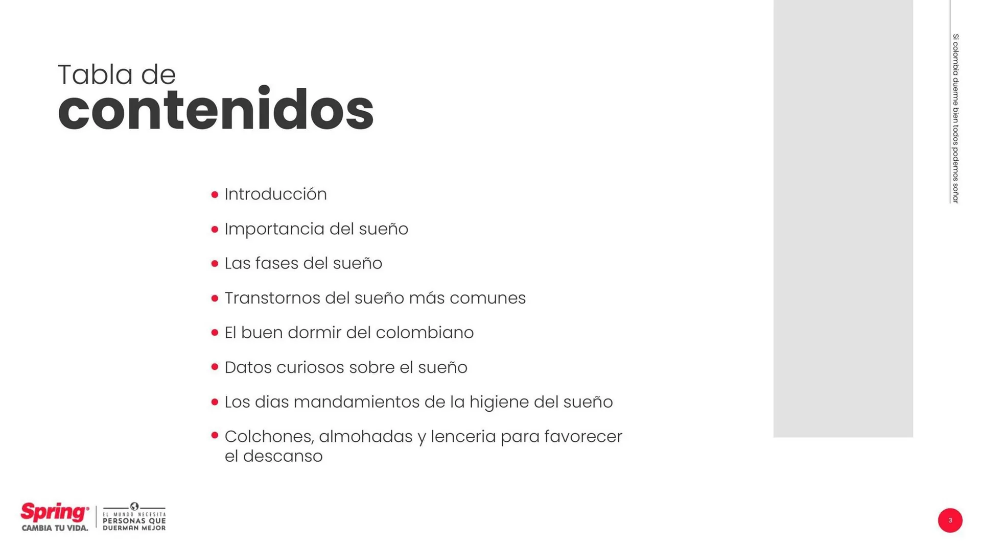 Catalogo de Catálogo Colchones Spring 3 de septiembre al 30 de septiembre 2025 - Pag 3