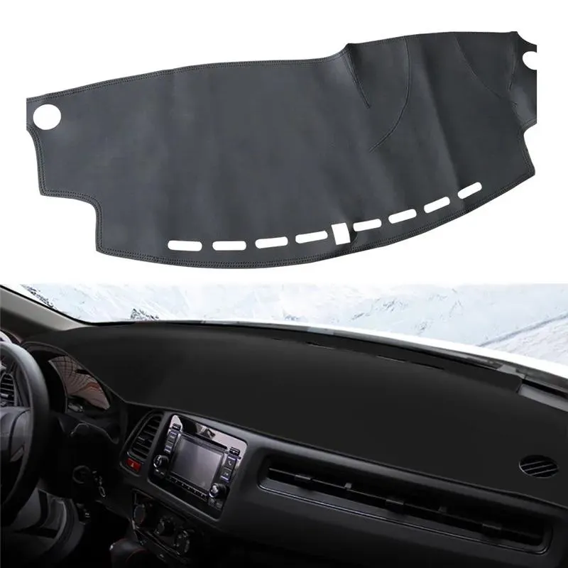 For Honda vezel HR-V HRV HR V 2014 - 2020 1pcs Car Dashboard Cover Mat Pads Anti-UV Case Carpets Car Astyling ccessories