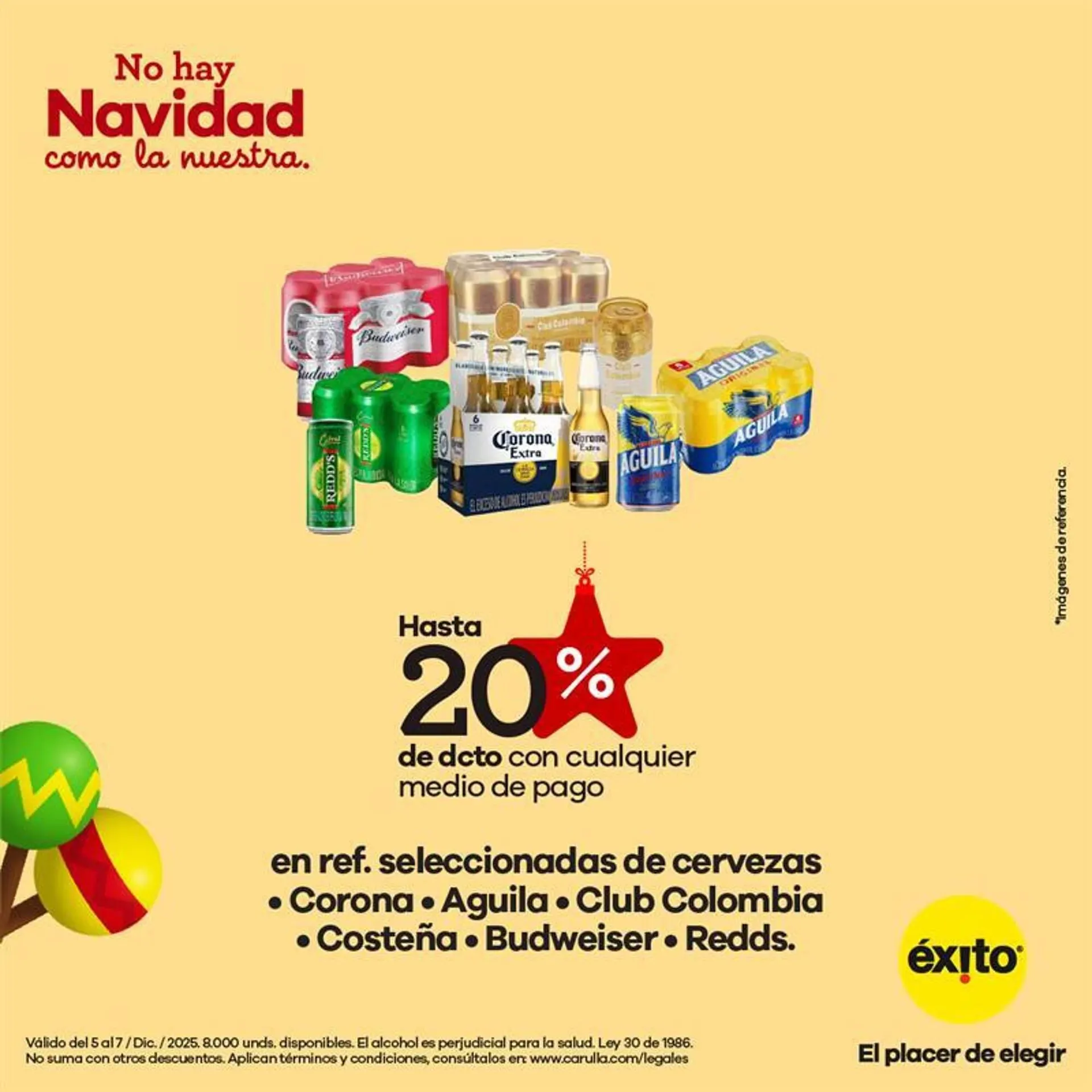 Catalogo de Catálogo Éxito 5 de diciembre al 7 de diciembre 2025 - Pag 1