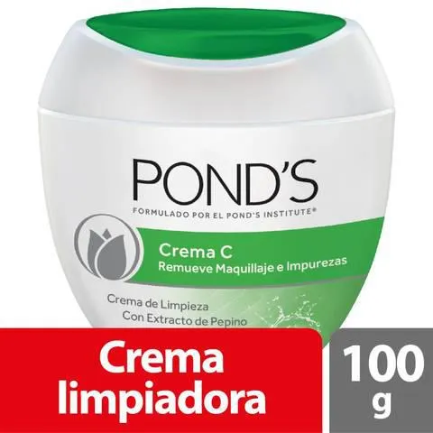Crema Ponds C Extracto Pepino Frasco X 100 Gr