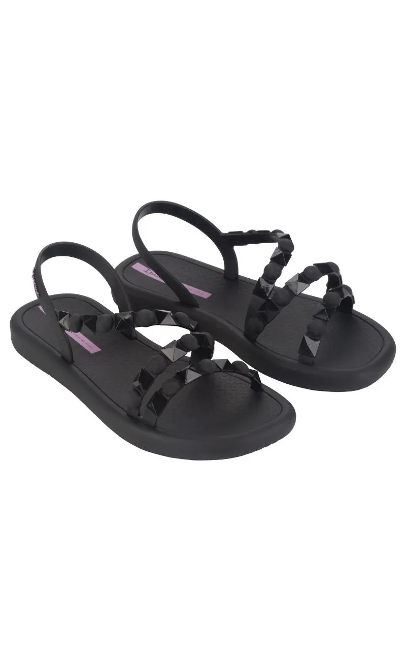 SANDALIA IPANEMA FLATFORM NEGRO
