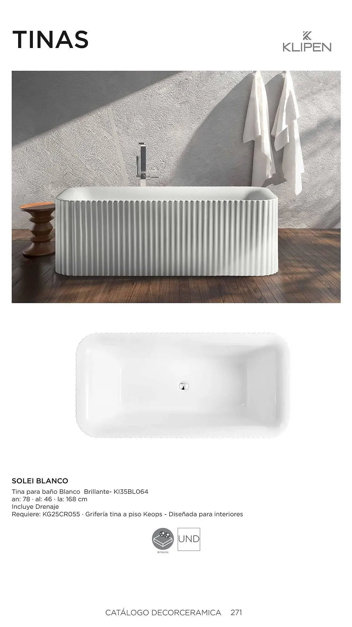 Catalogo de Catálogo Decorceramica 6 de noviembre al 6 de mayo 2025 - Pag 271