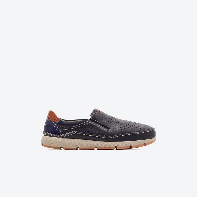 Mocasín Casual Hombre Freeport Th5a Azul Naval