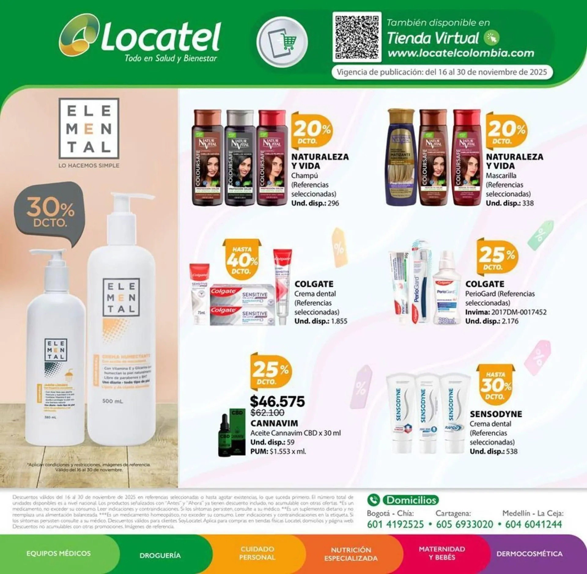 Catalogo de Catálogo Locatel 19 de noviembre al 30 de noviembre 2025 - Pag 1