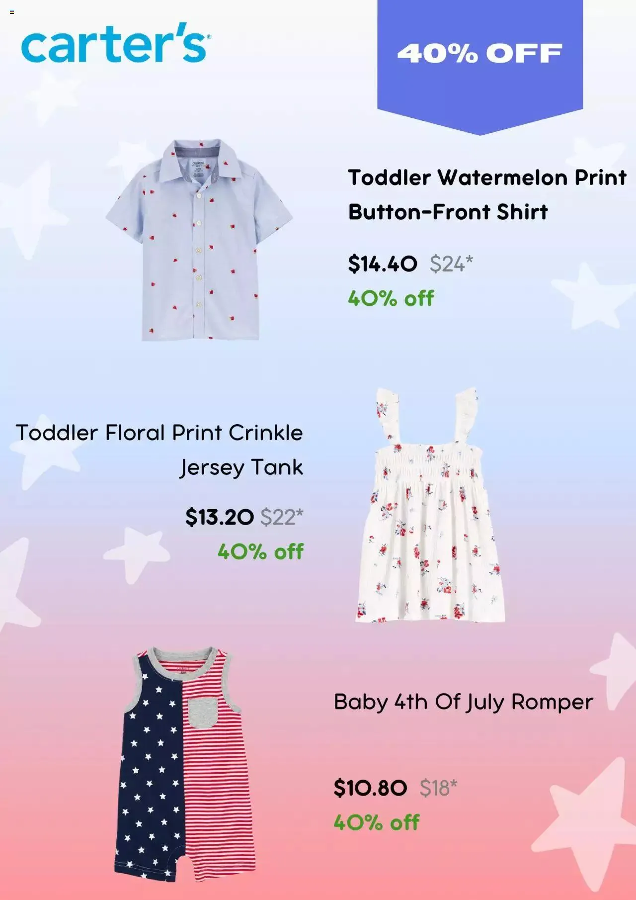 Catalogo de Carter's - Ofertas 6 de abril al 31 de diciembre 2024 - Pag 3