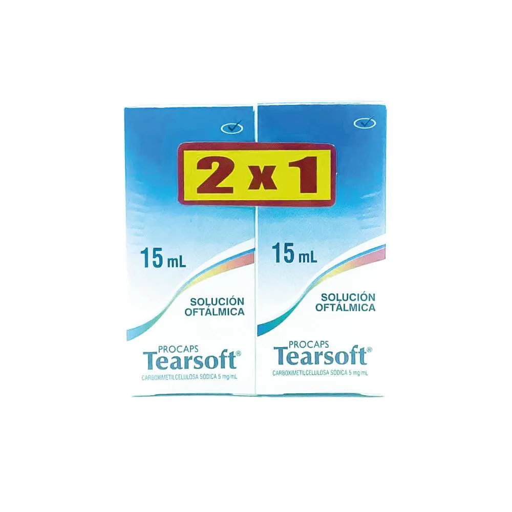 Tearsoft Solución Oftálmica X 15 Ml (Pague 1 lleve 2)
