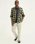 Camisas Dockers Camp Shirt,Regular Fit Hombre Verde | GTCFY9014