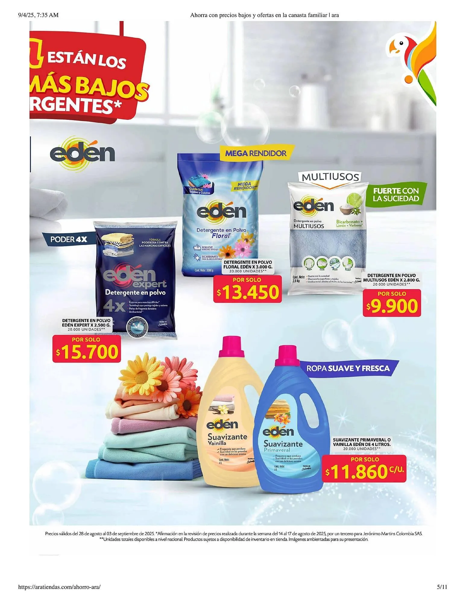 Catalogo de Catálogo Ara 4 de septiembre al 5 de septiembre 2025 - Pag 5