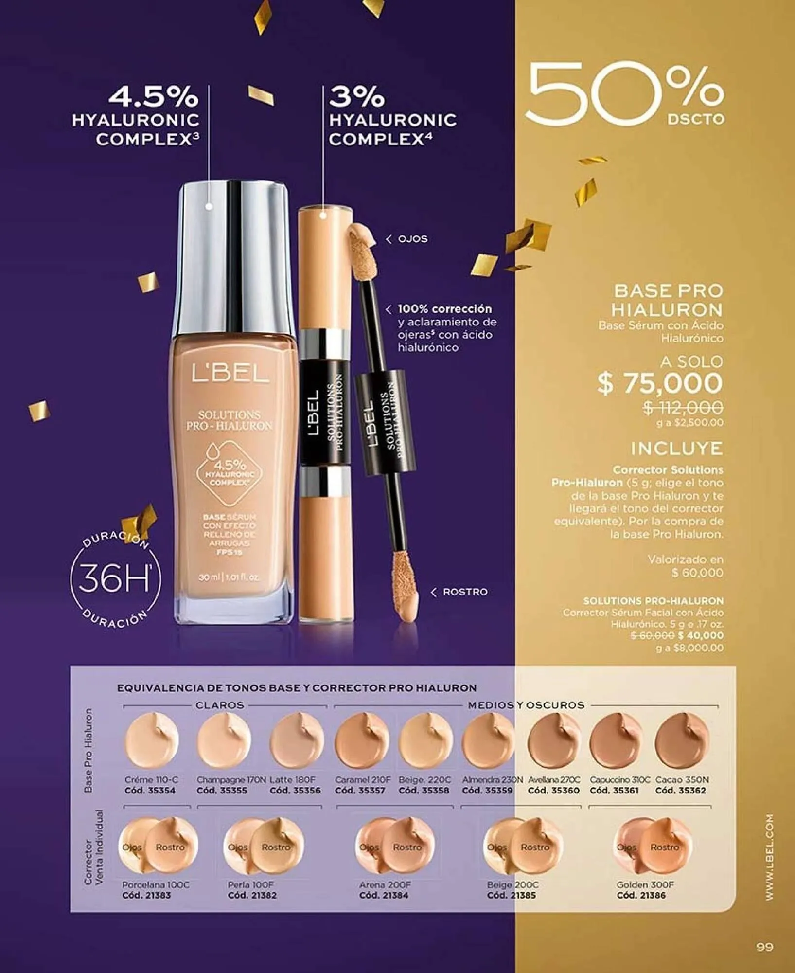 Catalogo de Catálogo L'bel 9 de abril al 30 de abril 2025 - Pag 103