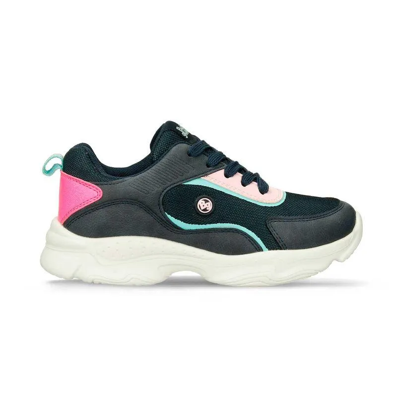 Tenis Casuales Azul Bubblegummers Qalila Niña