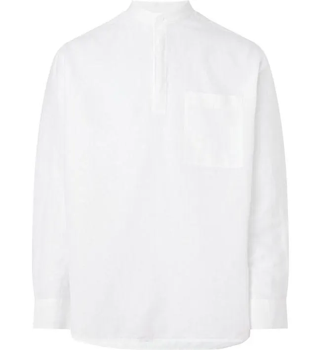 Camisa Blanca Slim Fit Esencial Para Hombre