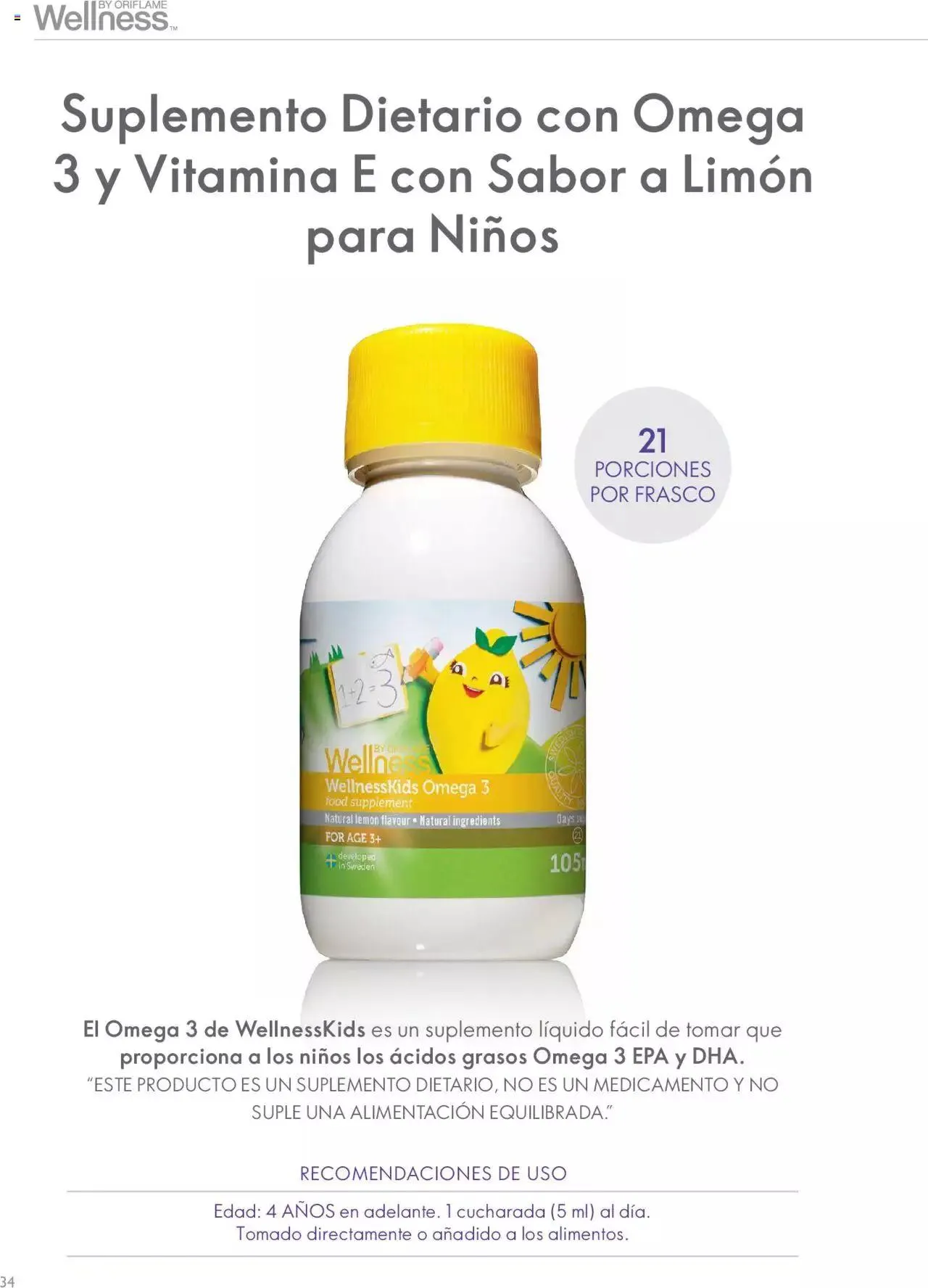 Catalogo de Oriflame - Guía de Producto Wellness 1 de junio al 31 de diciembre 2024 - Pag 34