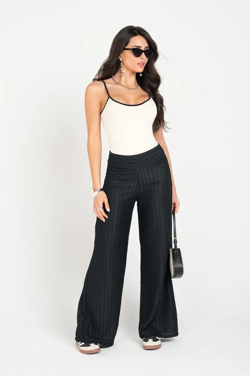 PANTALON BOTA AMPLIA Negro