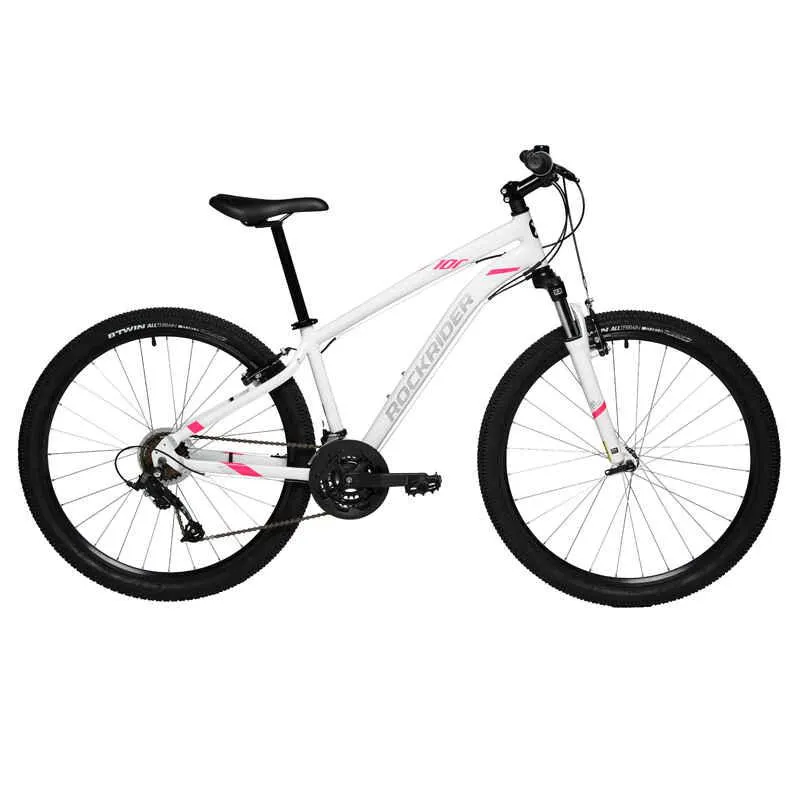 Bicicleta de montaña mtb st100 rin 27" blanca - Rockrider