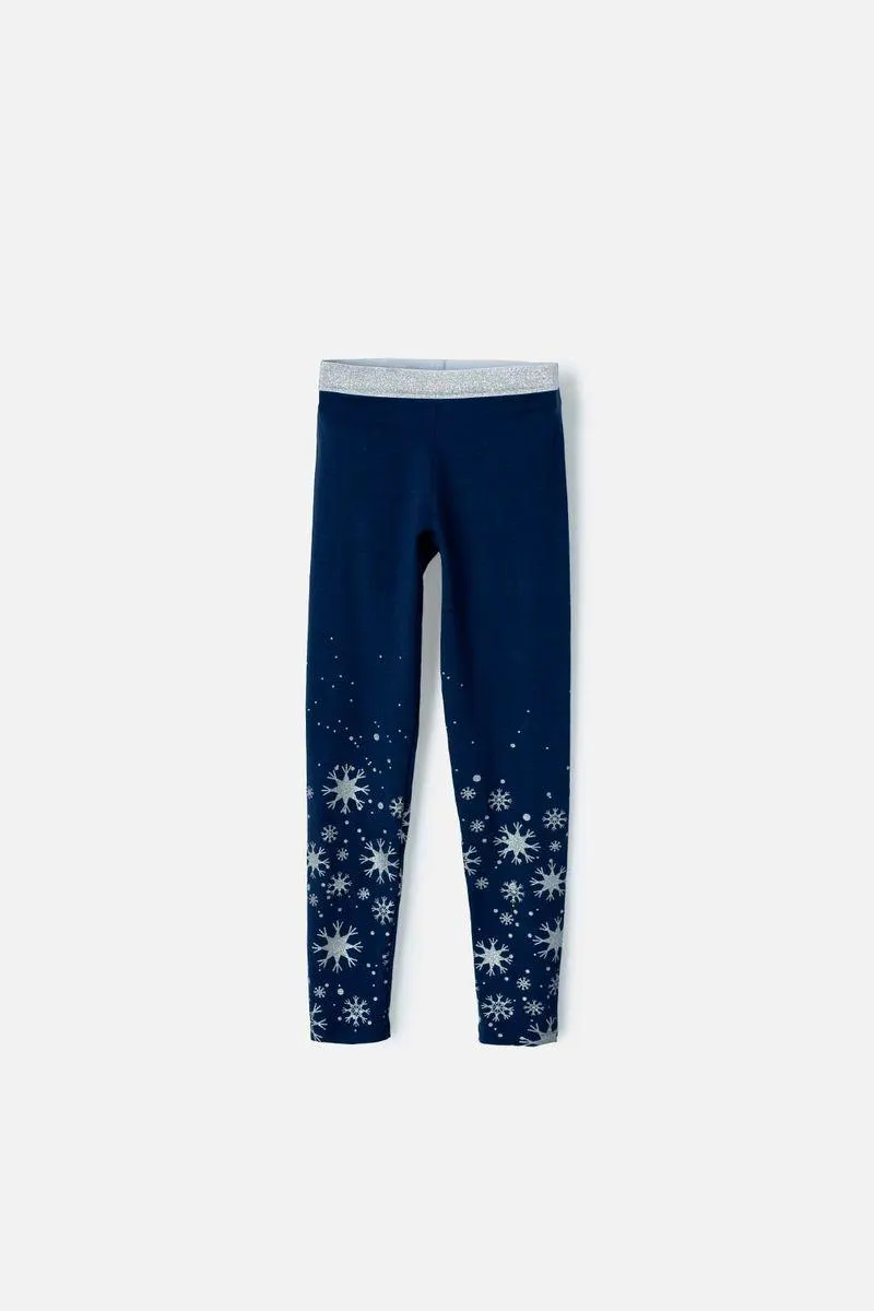 Legging de Mic con elástico brillante para niña