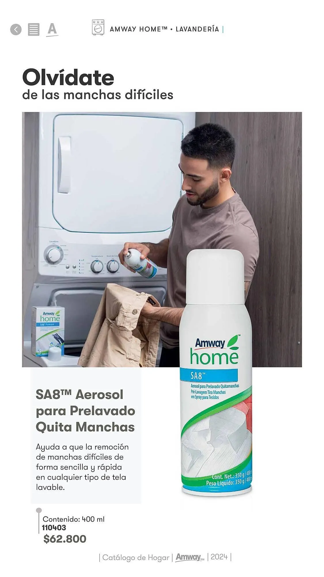 Catalogo de Catálogo Amway 14 de noviembre al 31 de diciembre 2024 - Pag 8