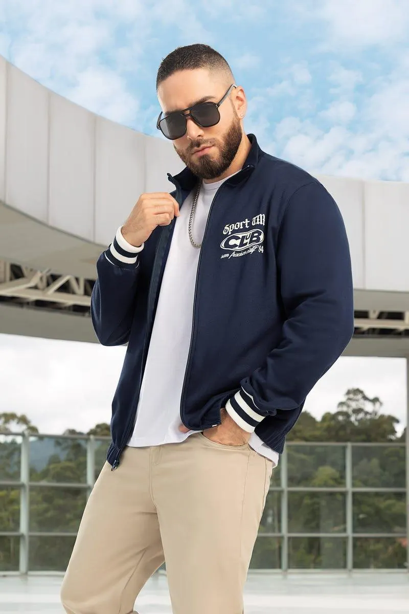 CHAQUETA MANGA LARGA Azul