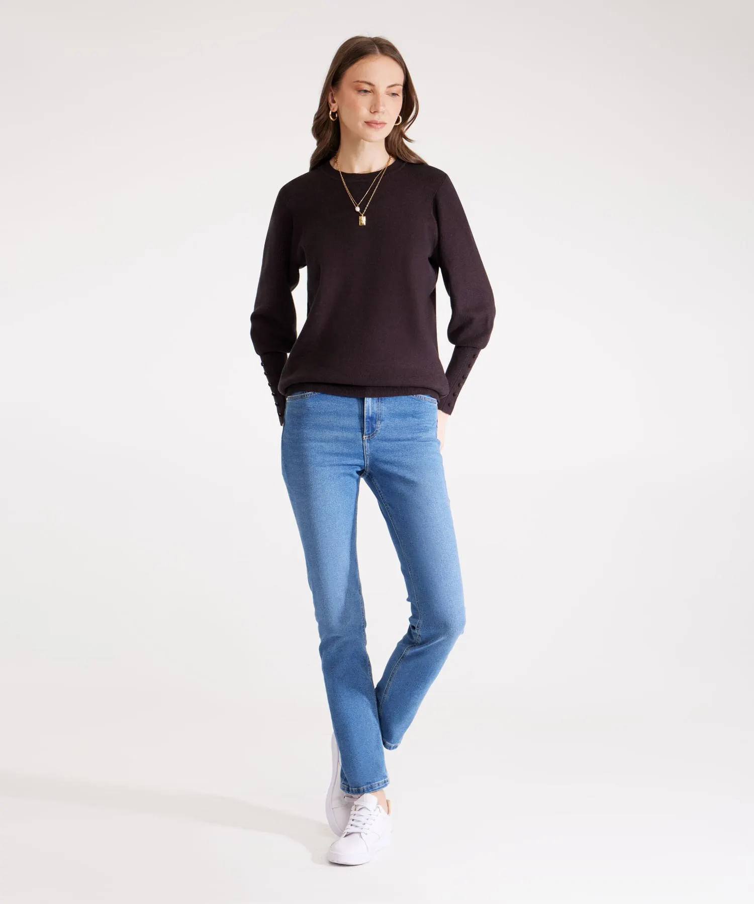 Jean Straight Tono Claro