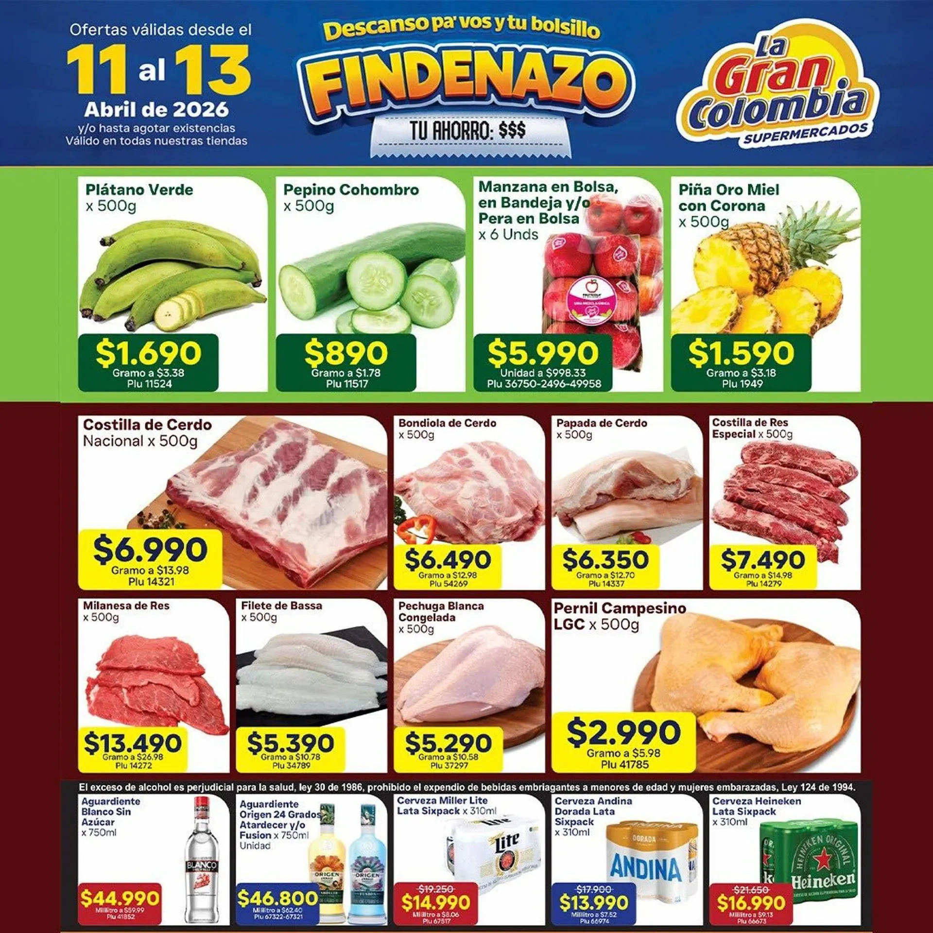 Catalogo de Catálogo La Gran Colombia 11 de abril al 13 de abril 2026 - Pag 1