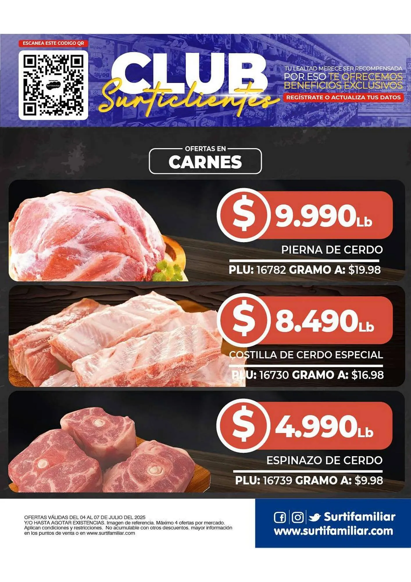 Catalogo de Catálogo Surtifamiliar 4 de julio al 7 de julio 2025 - Pag 3
