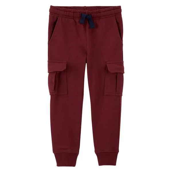 Pantalón Jogger Vino Tinto Niños - Carter's