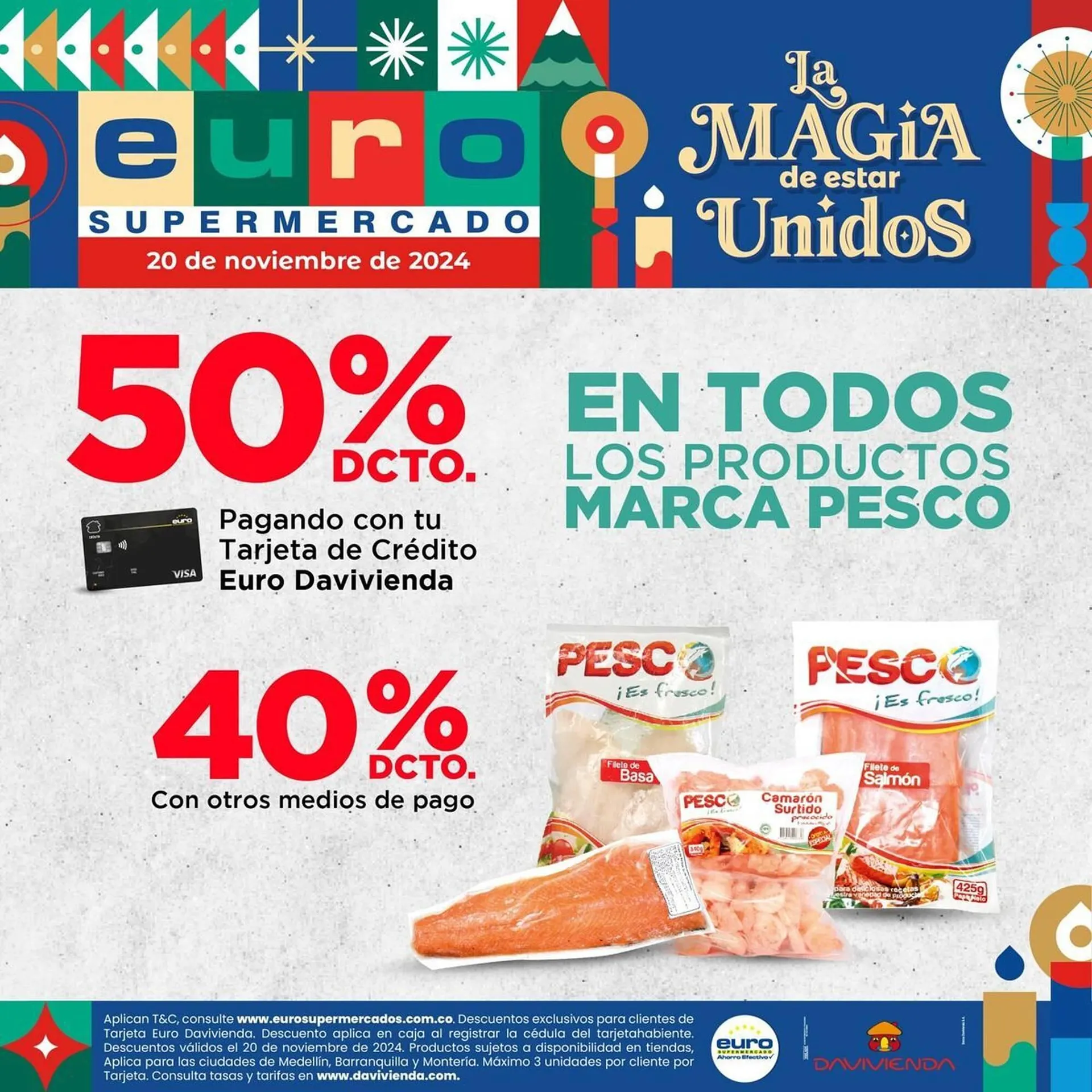 Catalogo de Catálogo Euro Supermercados 21 de noviembre al 5 de diciembre 2024 - Pag 1