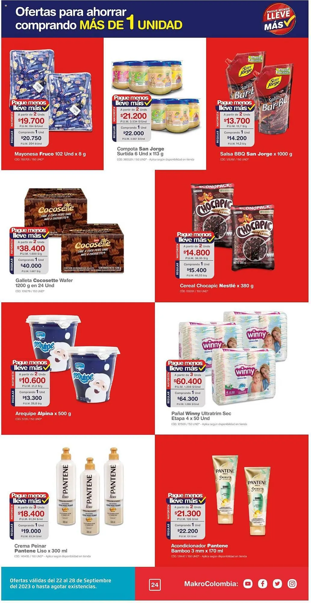 Catalogo de Catálogo Makro 22 de septiembre al 28 de septiembre 2023 - Pag 24