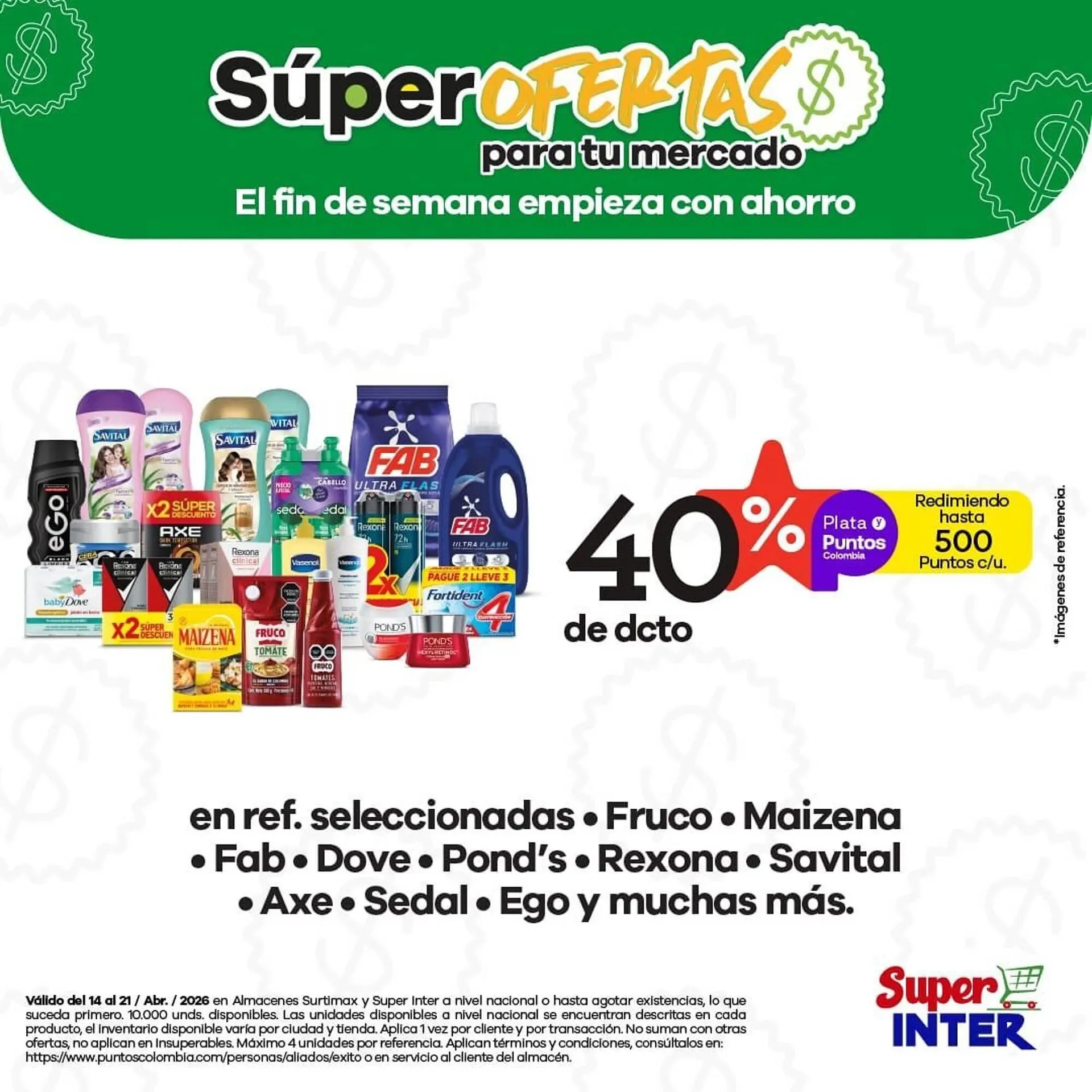 Catalogo de Catálogo Super Inter 17 de abril al 21 de abril 2026 - Pag 1