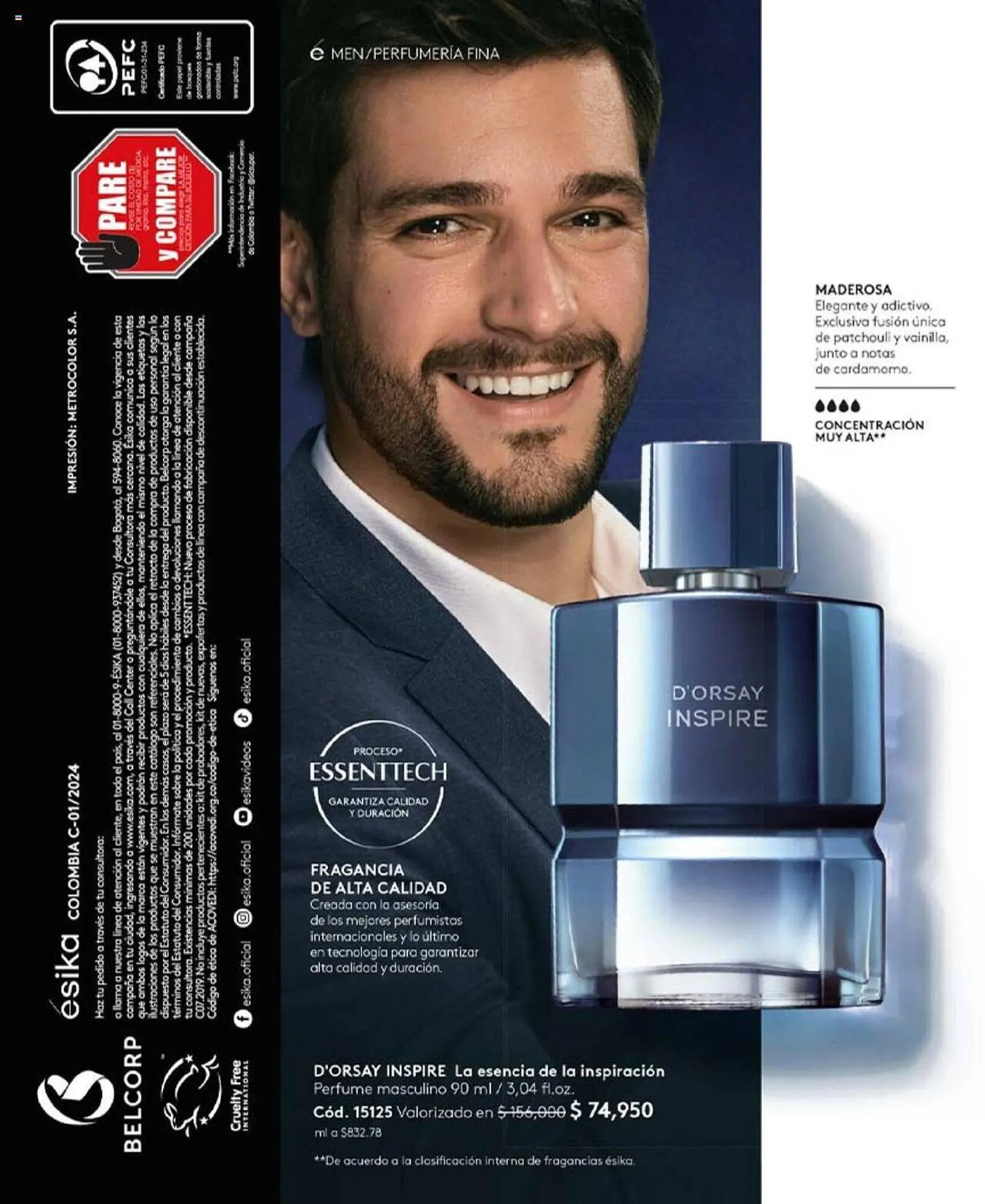 Catalogo de Catálogo Ésika 1 de enero al 31 de enero 2024 - Pag 152