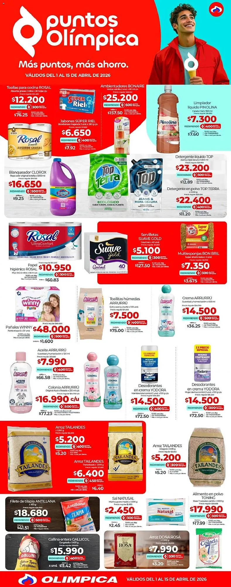 Catalogo de Catálogo Olímpica 1 de abril al 16 de abril 2026 - Pag 1