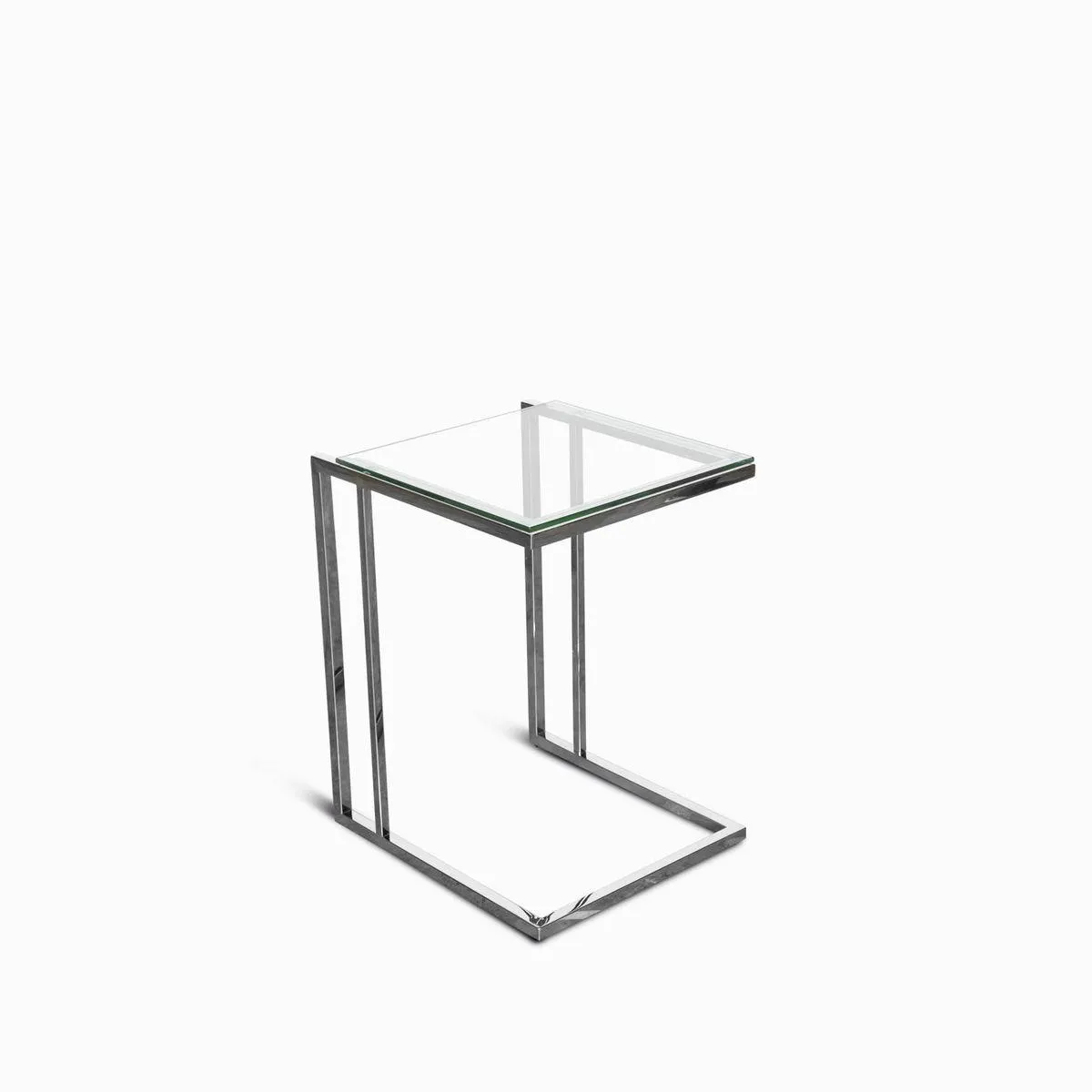 Mesita francy plateada 58x40x45