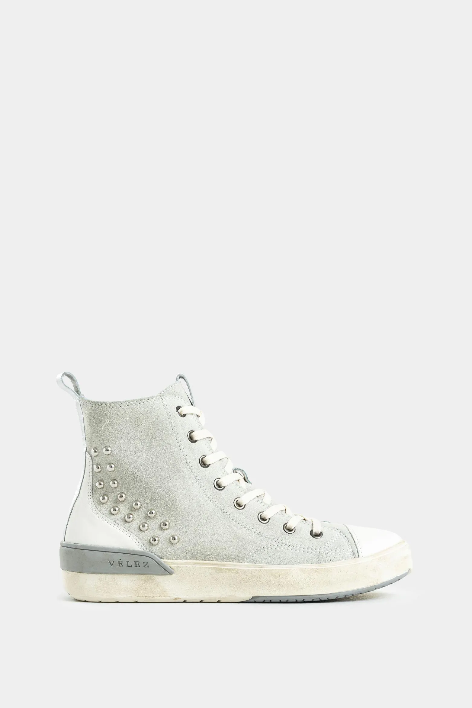 Tenis bota en cuero gamuza para mujer Paraíso