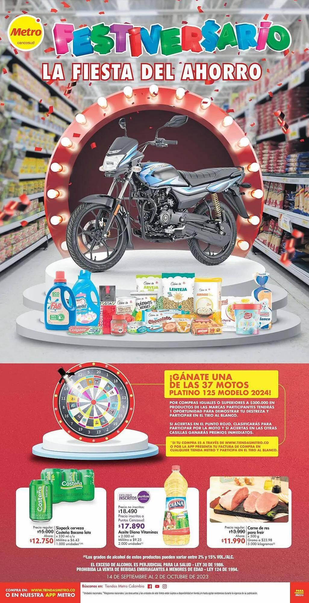 Catalogo de Catálogo Metro 14 de septiembre al 2 de octubre 2023 - Pag 1