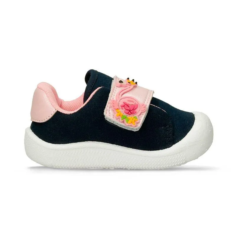 Tenis Casuales Azul-Rosado Bubblegummers Qadira Niña