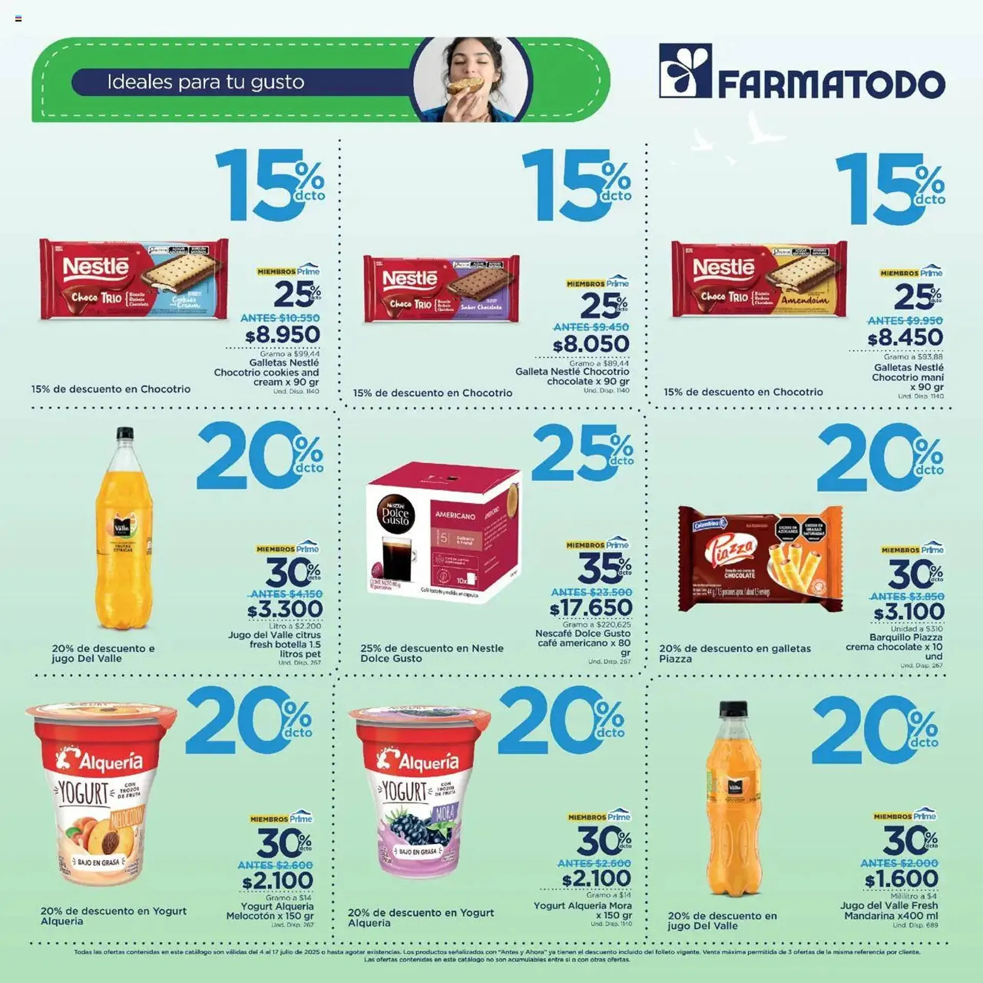 Catalogo de Catálogo FarmaTodo 4 de julio al 17 de julio 2025 - Pag 3