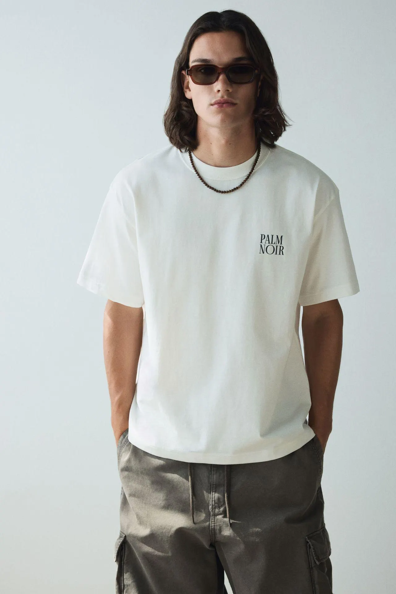 Camiseta con motivo estampado Loose Fit