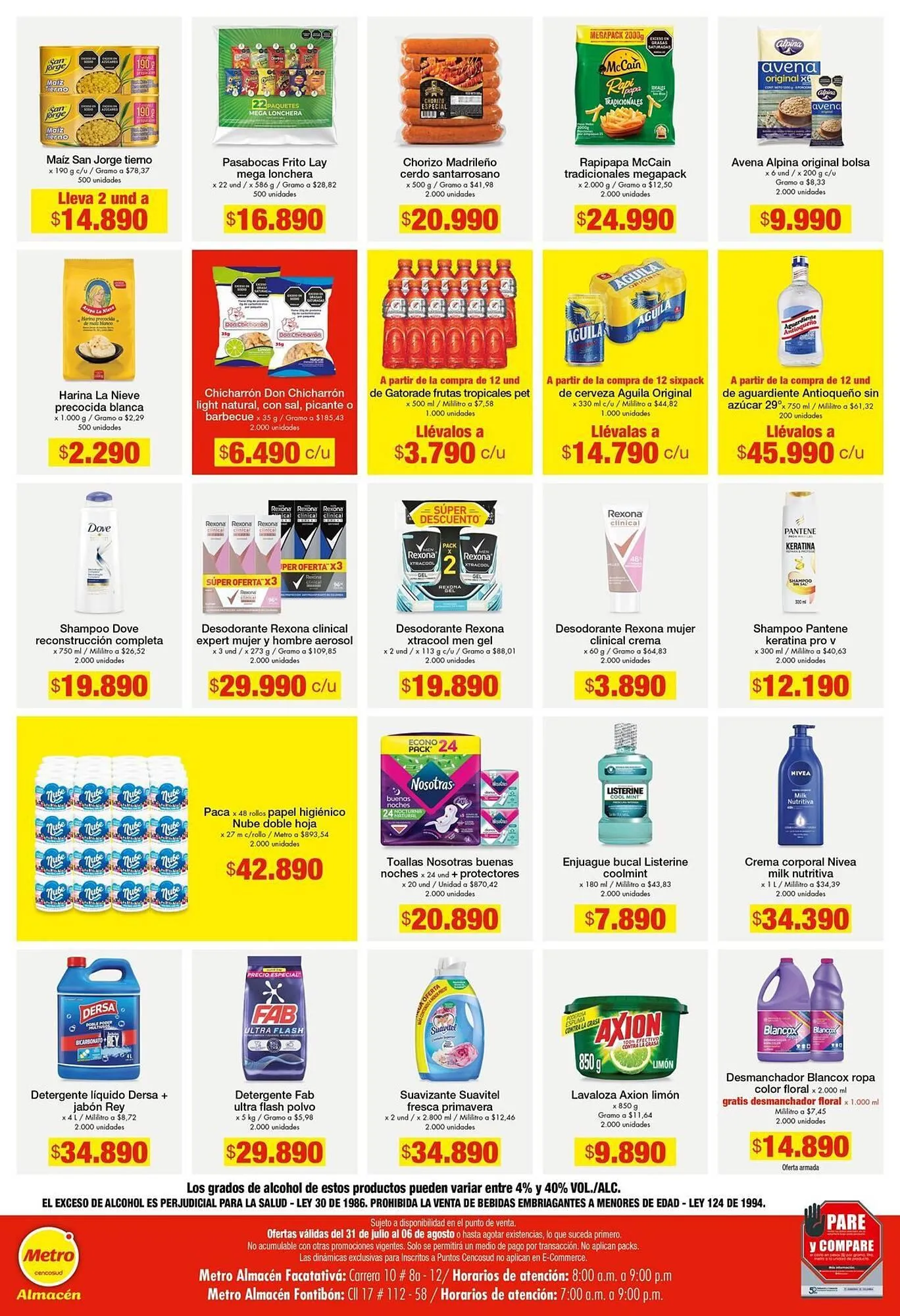 Catalogo de Catálogo Metro 31 de julio al 6 de agosto 2025 - Pag 2