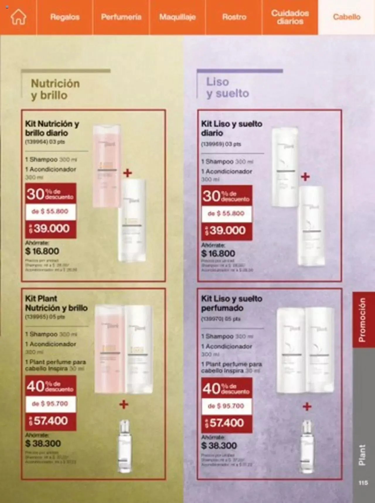 Catalogo de Natura - C14 Nueva Bruma Hidra Fix y Primer Facial FPS 40 1 de octubre al 31 de diciembre 2023 - Pag 115