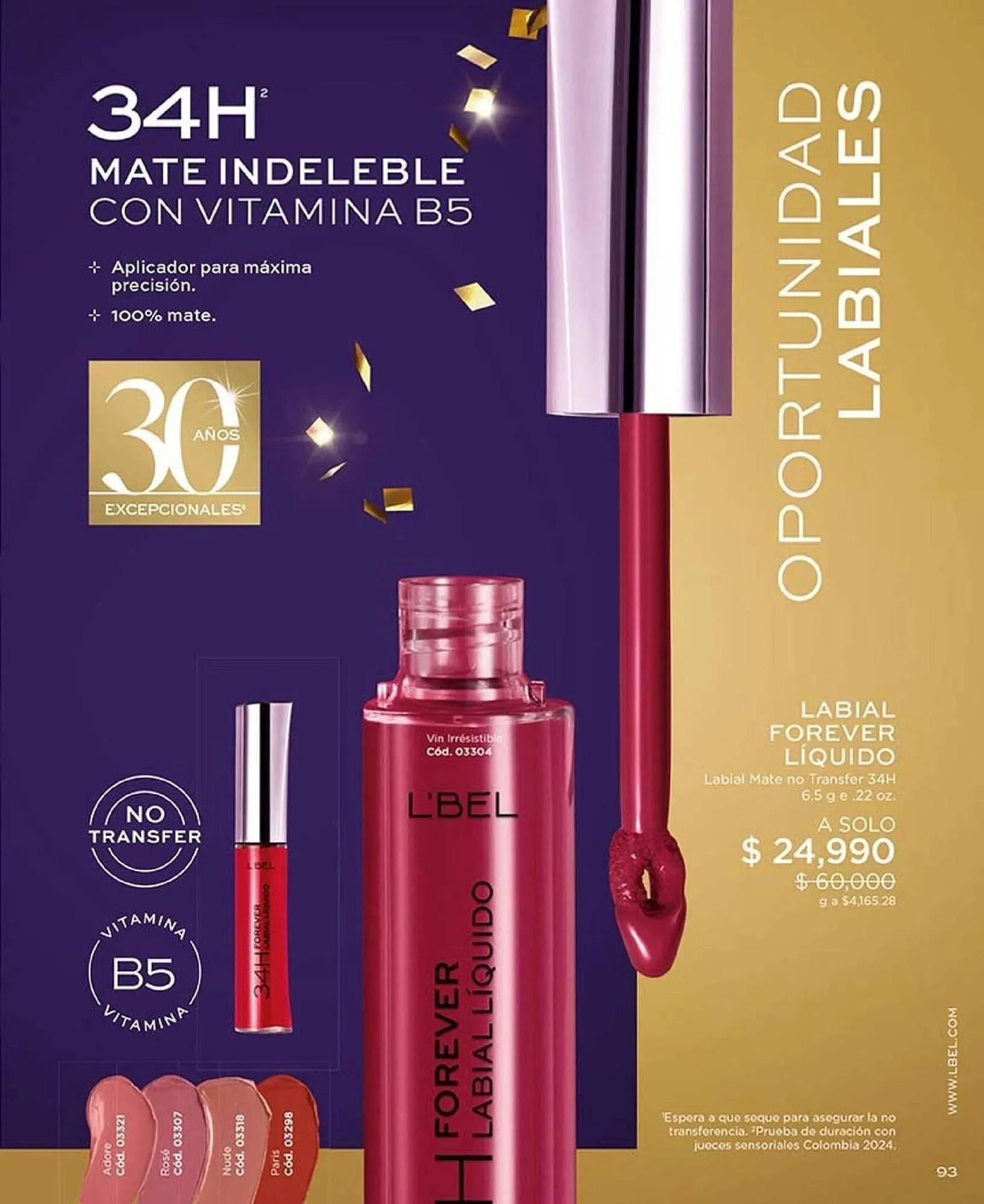 Catalogo de Catálogo L'bel 25 de marzo al 30 de abril 2025 - Pag 97