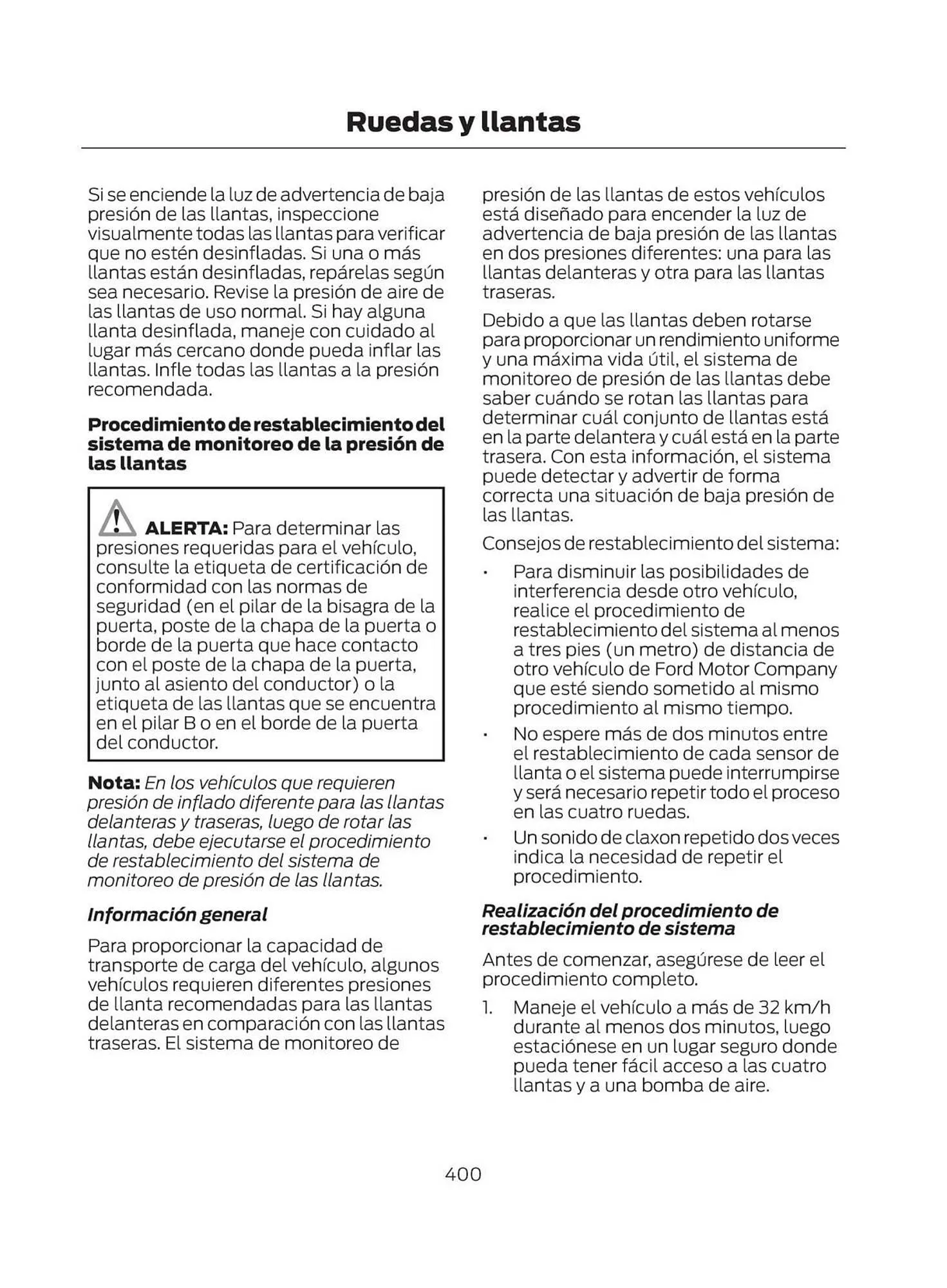 Catalogo de Catálogo Ford 29 de octubre al 29 de octubre 2025 - Pag 402