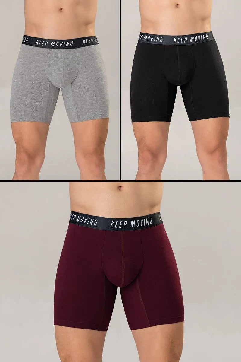 BOXER X 3 AJUSTADO Multicolor