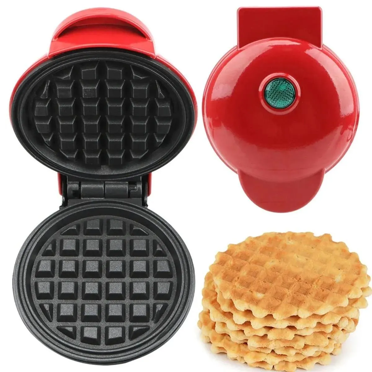 Mini Wafflera Eléctrica Waffle Moderna