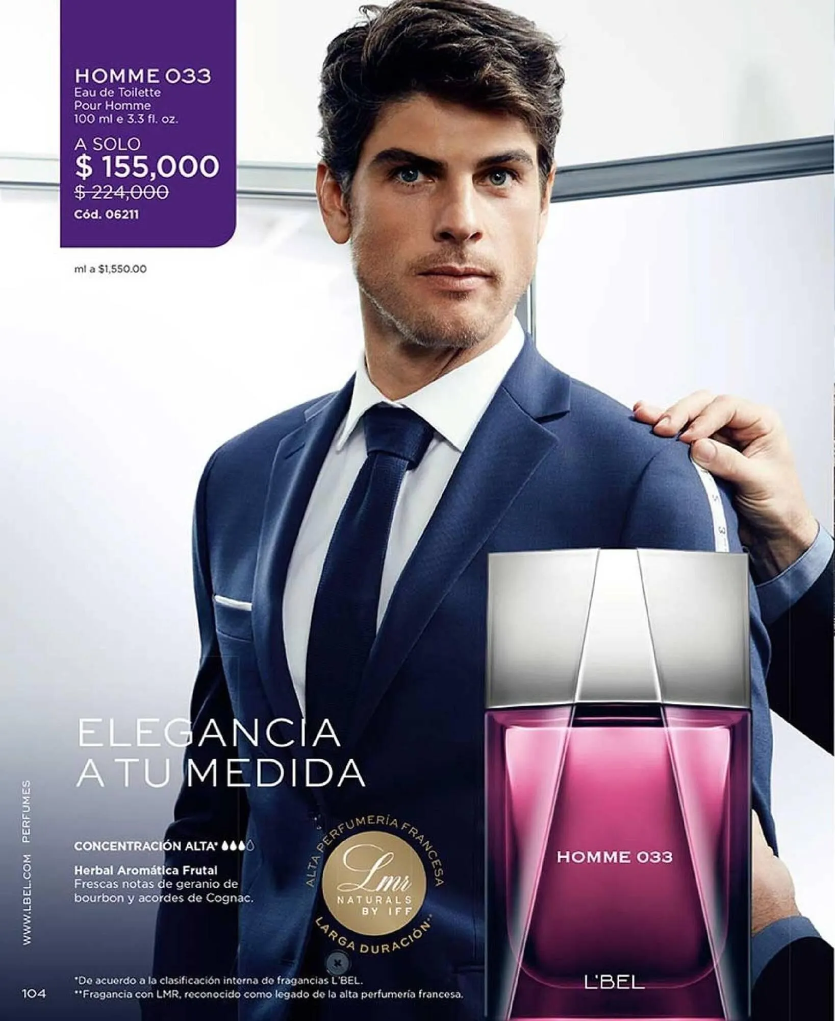 Catalogo de Catálogo L'bel 12 de febrero al 31 de marzo 2025 - Pag 104