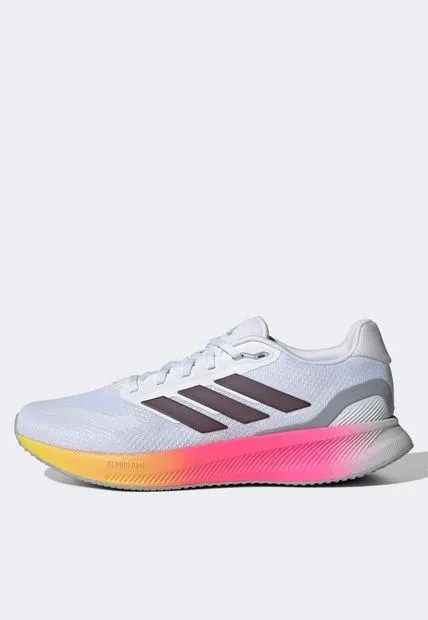 Tenis Running Blanco-Fucsia-Amarillo adidas Performance Runfalcon 5