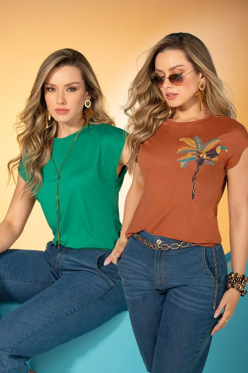 CAMISETA X 2 MANGA CORTA Multicolor