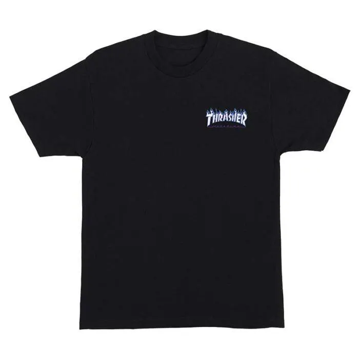 Camiseta Santa Cruz x Thrasher Flame Black