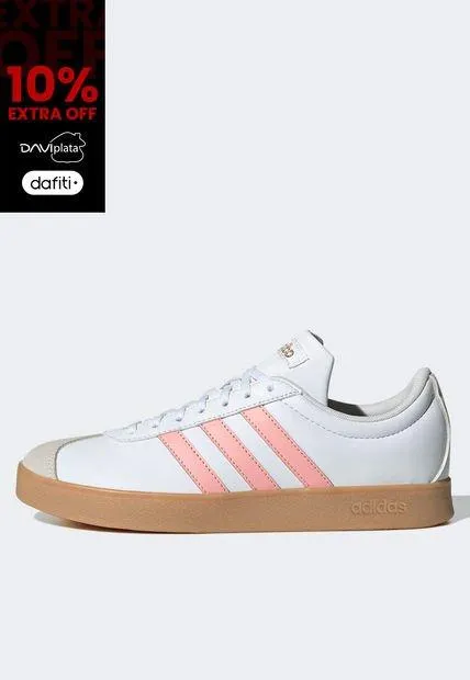 Tenis Lifestyle Blanco-Rosa-Crema adidas Sportswear VL Court Base