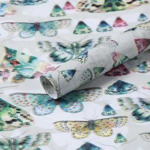 PAPEL SEDA ESTAMPADO MARIPOSAS