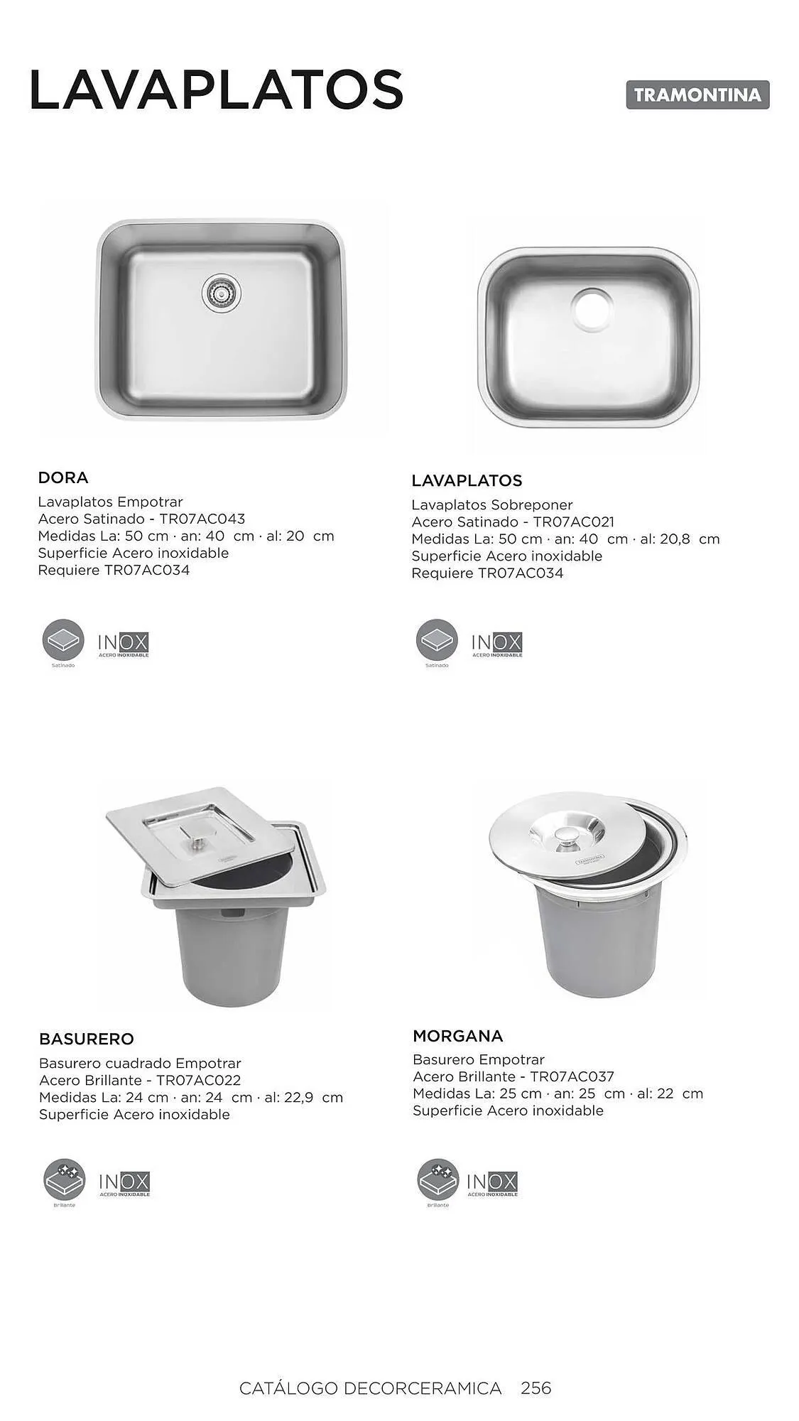 Catalogo de Catálogo Decorceramica 6 de noviembre al 6 de mayo 2025 - Pag 256