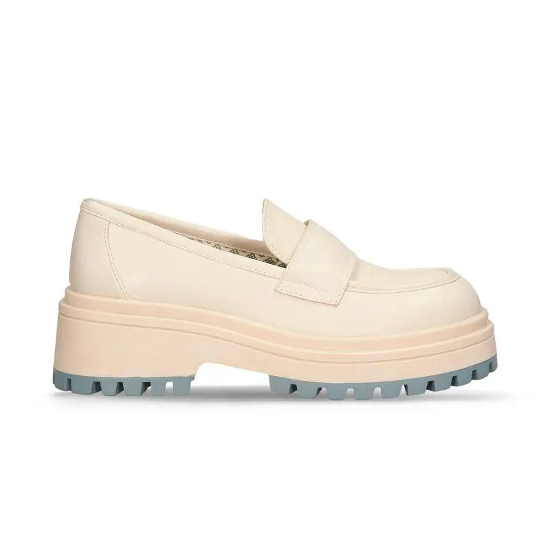 Mocasines Beige Bata Ibai Rafa Mujer